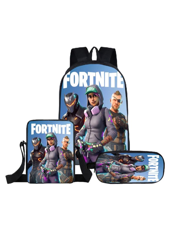 3-In-1 Fortnite Series School Backpack Multicolour
